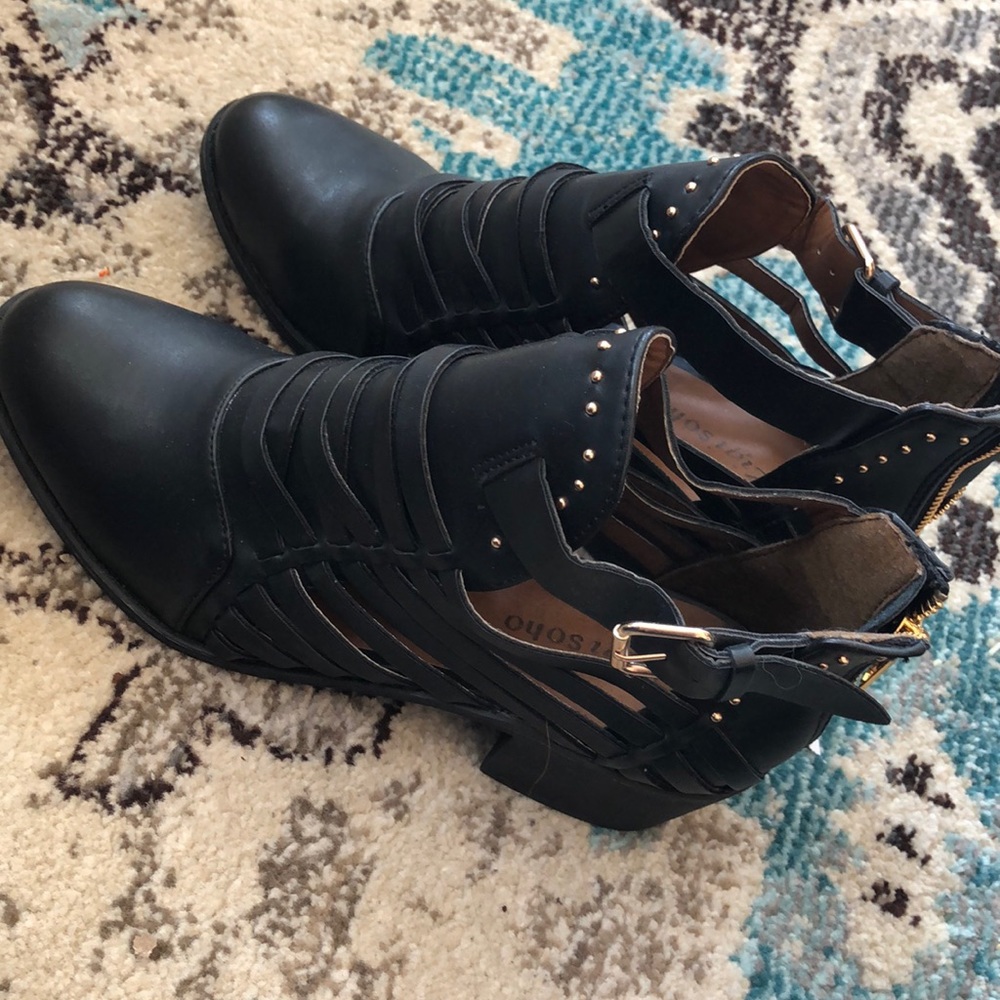 Zigisoho Zippered Boots Size 10 NWOT